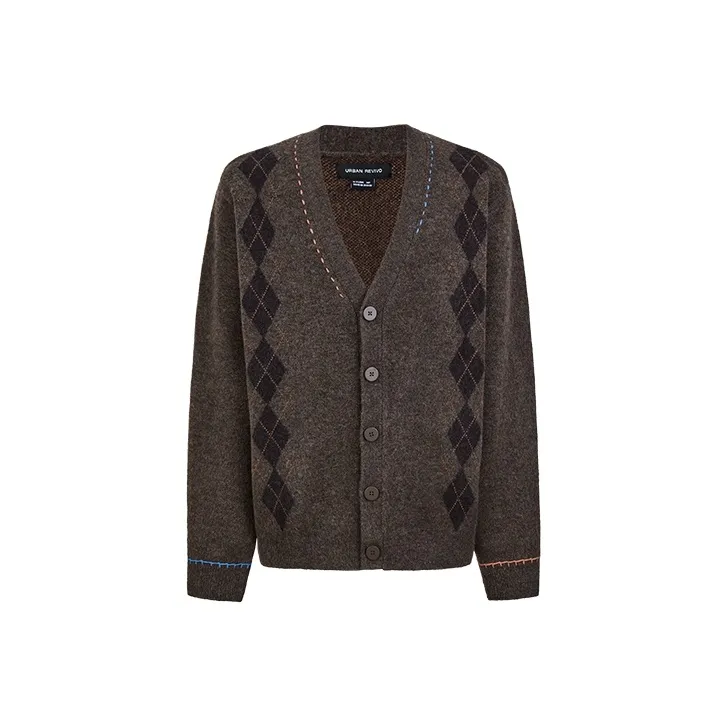 URBAN REVIVO Knitwear Men's Brown-0