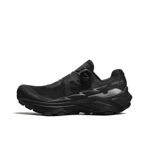 KAILAS FUGA EX3 Shock Absorbers With Slip Resistant Features Low Top Trail Running Shoes Women's Ink Black