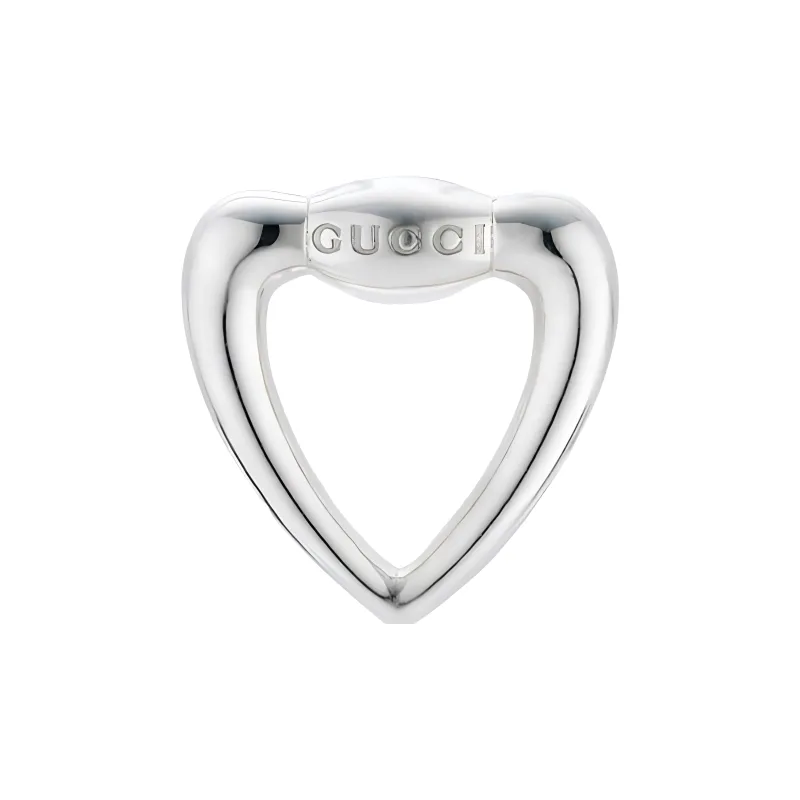 GUCCI 925 Sterling Silver Stud Earrings Unisex Silver-2