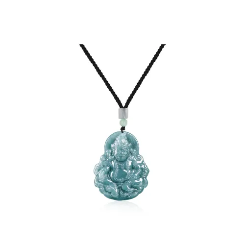 HUISHI Glutinous Jade Necklaces Unisex