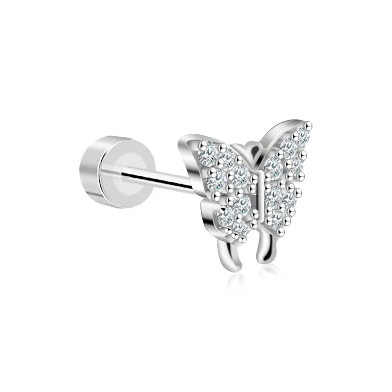 KwOnline Titanium Steel Stud Earrings Women's-8