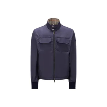 Moncler Jackets Men Navy Blue