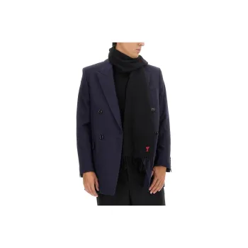 AMIPARIS Paris V Neck Double Breasted Tailored Blazer