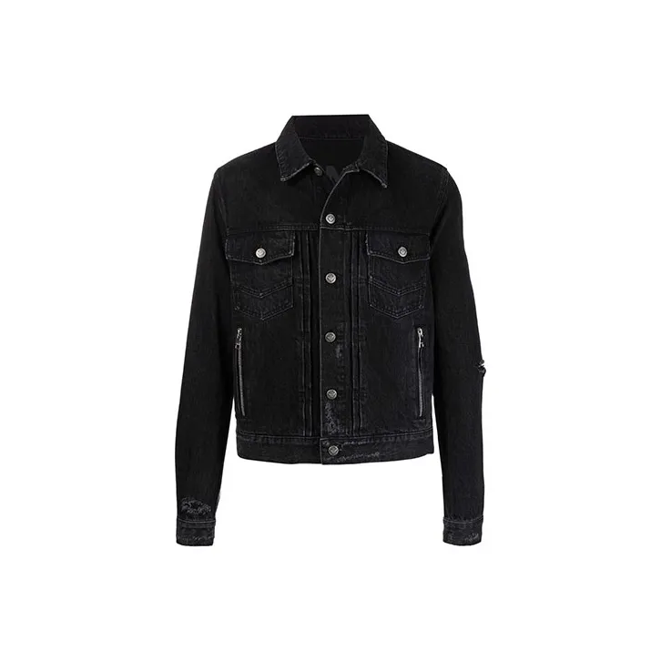 BALMAIN Denim Jacket Men's Black-0