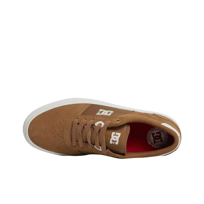 DC Shoes Teknic S Low Top Skateboard Shoes Men's Tan-2