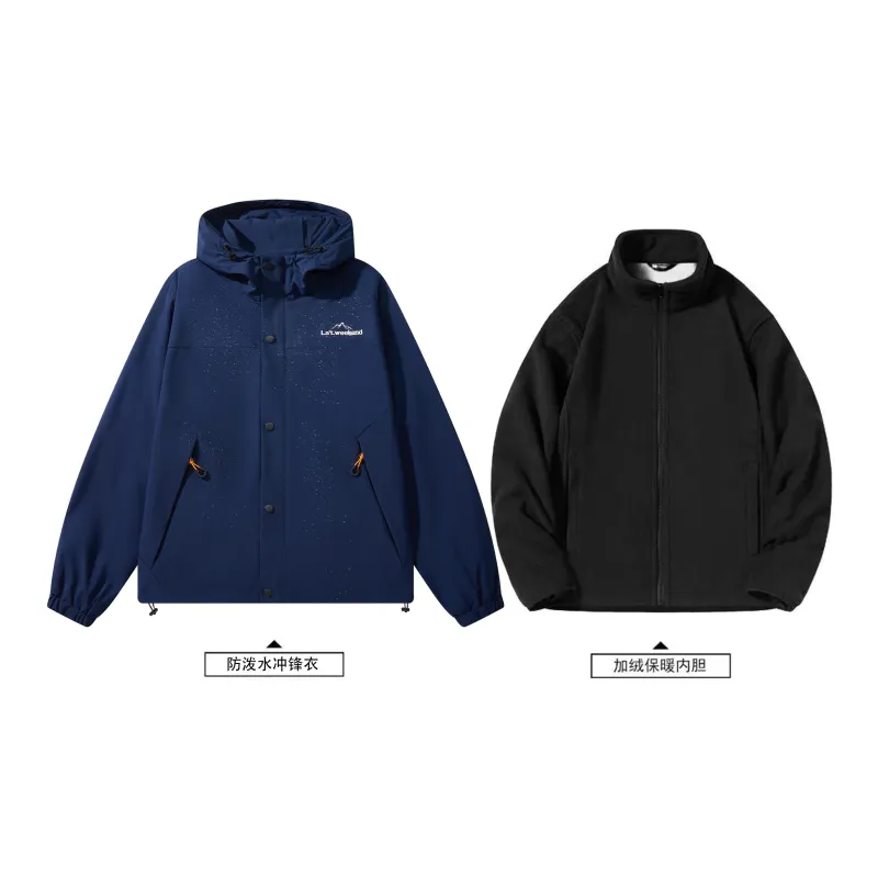 LA'T.WEEKEND Spring Windbreaker Coats Unisex Thickened And Fleece Lined/Regular Optional-43