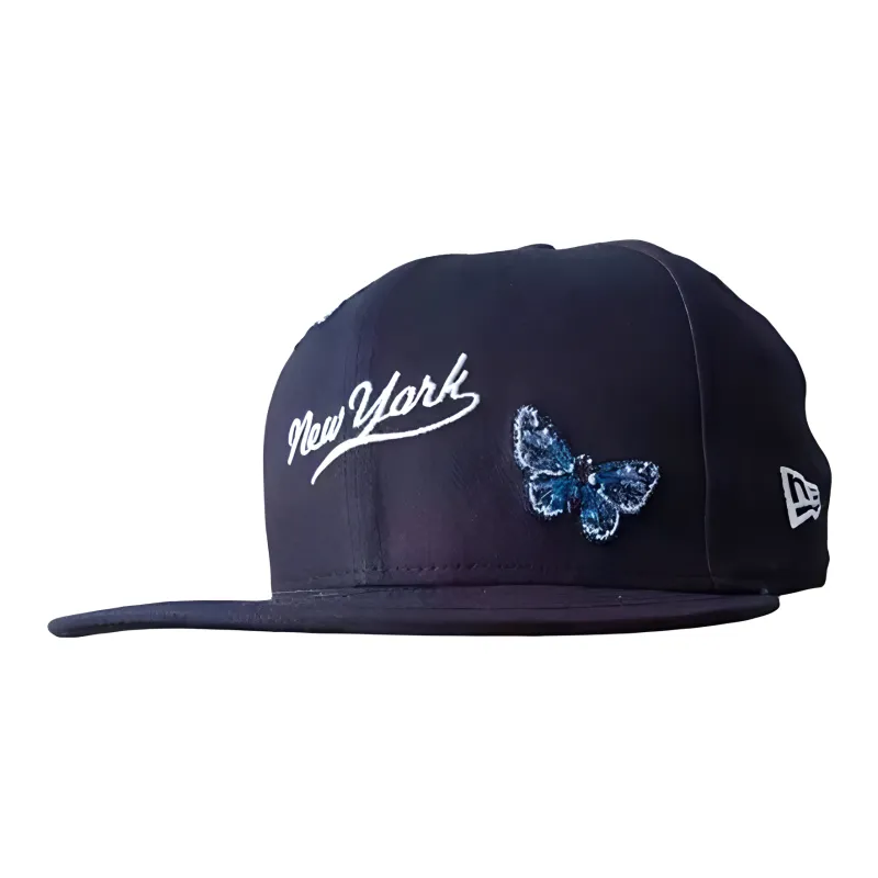 New Era Cotton Baseball Caps Unisex Dark Blue-0