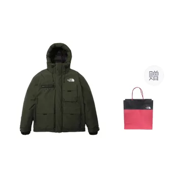 THE NORTH FACE Down Jackets & Coats Unisex Army Green With Free Shopping Bag