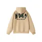 [Fleece-Lined]Khaki (B Pine Crane Welcoming Joy Chest Logo_b Large Pine Crane Welcoming Joy Back Logo)
