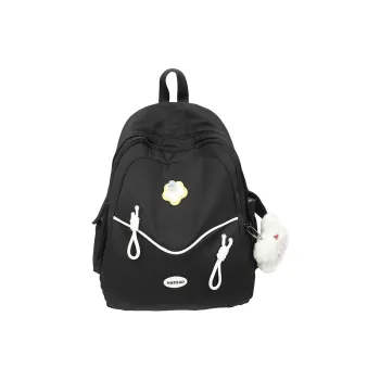Alcohol Dragon Nylon Backpack Women's Multicolor