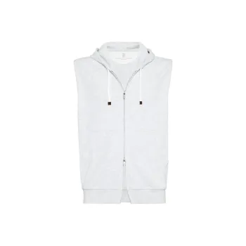 Brunello Cucinelli Zipped Hooded Gilet