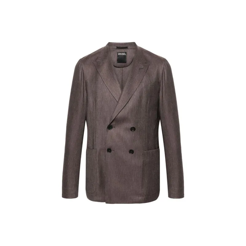 Ermenegildo Zegna Double-Breasted Tailored Blazer-0