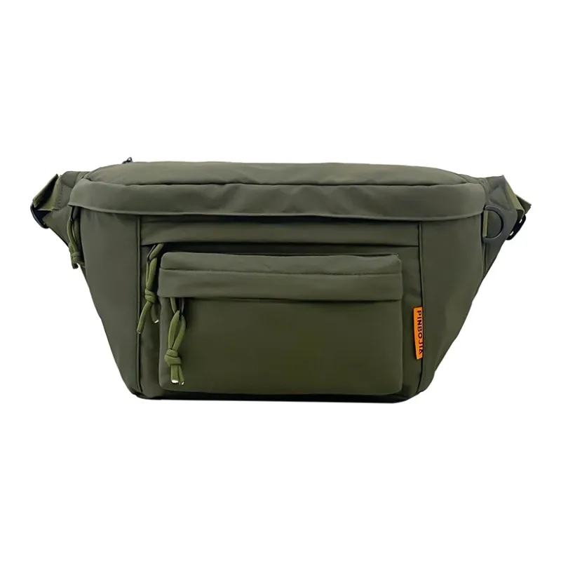 MOK Nylon Sling Bag Regular Unisex Khaki/Gray/Green/Black-13