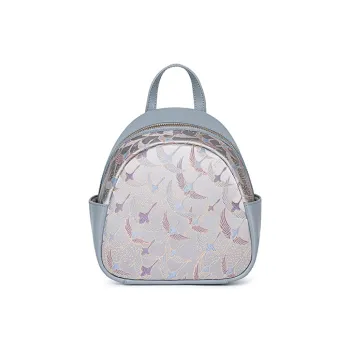Liang Jin Ji Mulberry Silk Backpack Medium Size Women's Multicolor