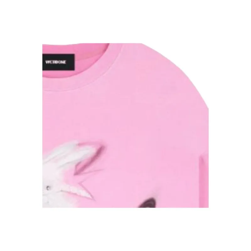 WE11DONE SS23 Sweatshirt Unisex Pink-1