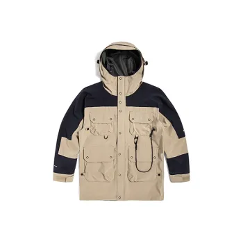 THE NORTH FACE UE Series Mountain Versatile Waterproof And Windproof Windbreaker Jacket Men's Khaki