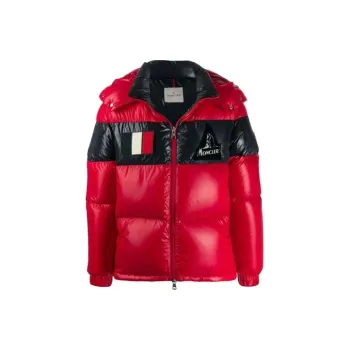 Moncler Winter Down Jacket Men's Red