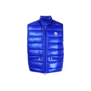 Moncler Gui Series Vests Men Blue