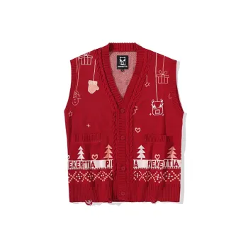 LAMLICKA Vests Unisex Red