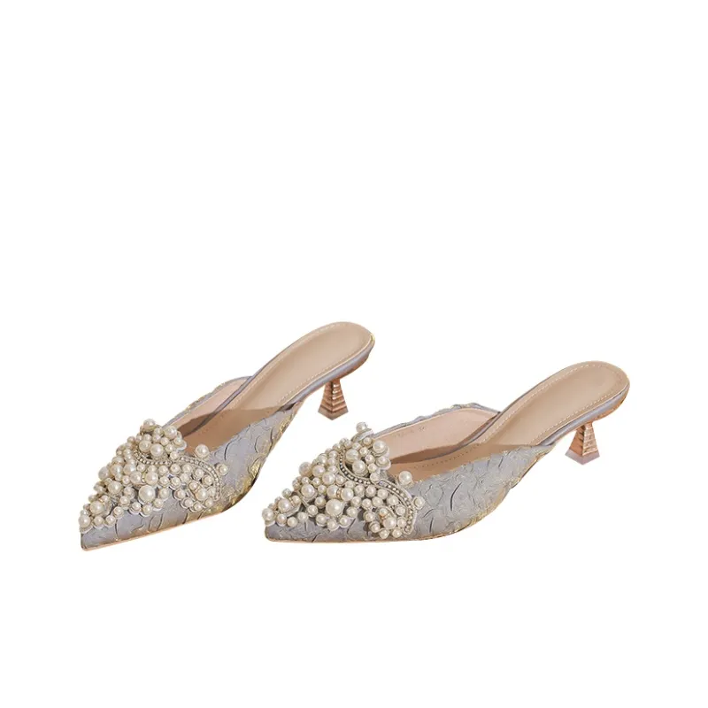 MCKP Rubber Sole Slip Resistant Closed Toe Slippers Women's-6