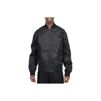 VERSACE JEANS COUTURE Baroque Printed Zipped Bomber Jacket