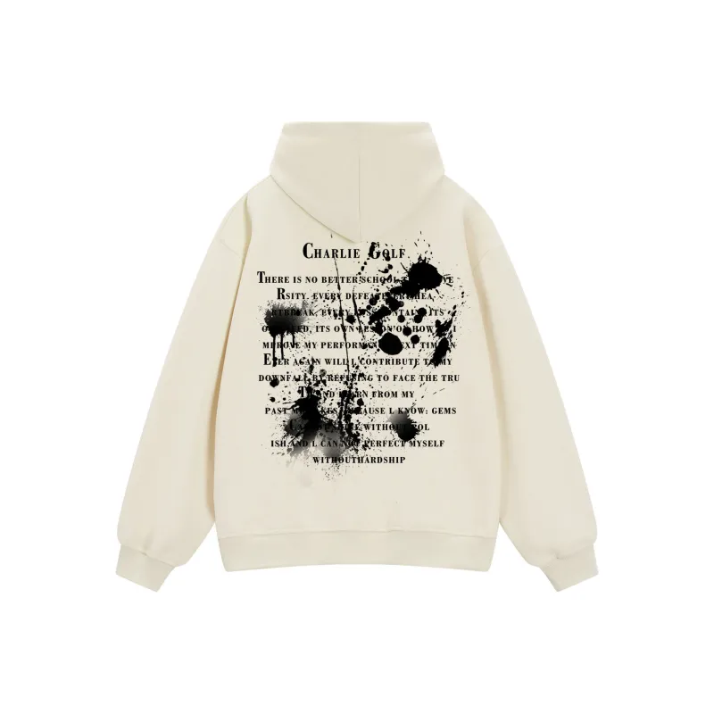 CHARLIE GOLF Sweatshirt Unisex White-6