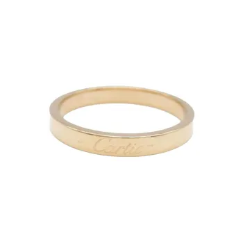 Cartier 2010s Pre owned 18kt Rose Gold C De Cartier Wedding Band