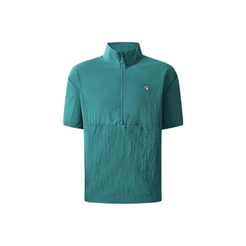 FILA Jackets Men Sturdy Jade Green