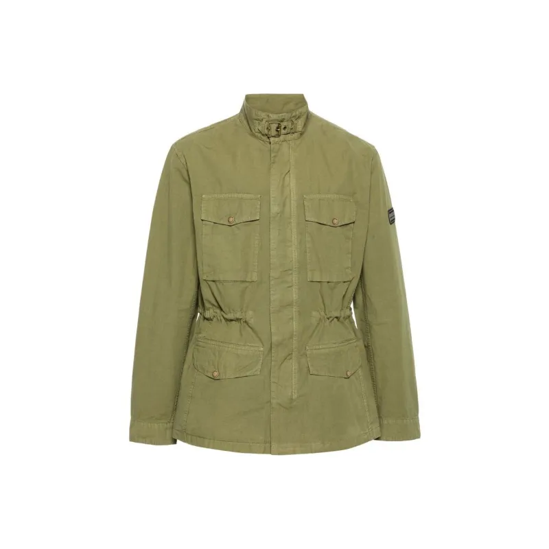 BARBOUR Logo-Patch Long-Sleeved Jacket-0