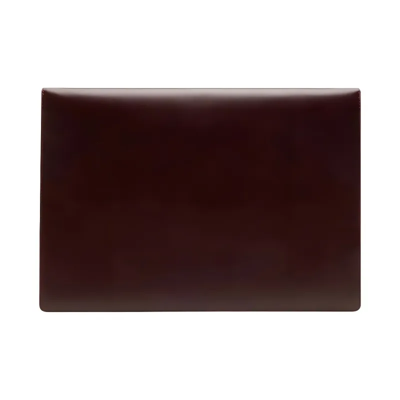 AU DEPART Calfskin Clutch Large Size Women's Bordeaux Color-2