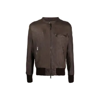 Giorgio Brato Leather Zip-up Jacket
