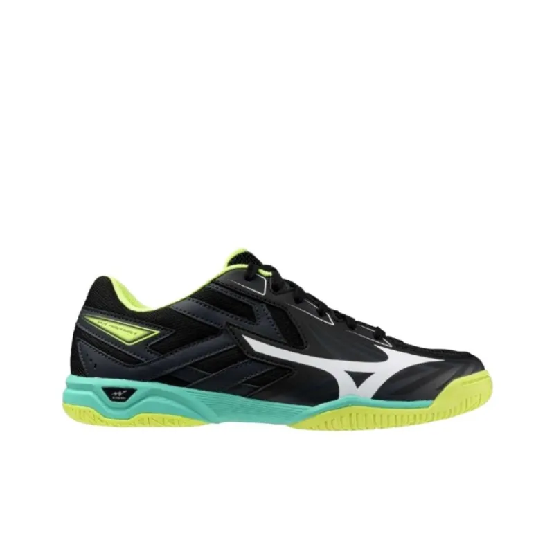 Mizuno Wave Kaiserburg 8 Wide 'Black White Lime'-2
