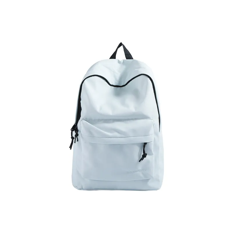 XIANGSU Nylon Fabric Backpack Unisex Brown/Blue/Black/White-6