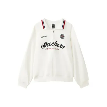 Skechers New Year Sweatshirt Men's Marshmallow White