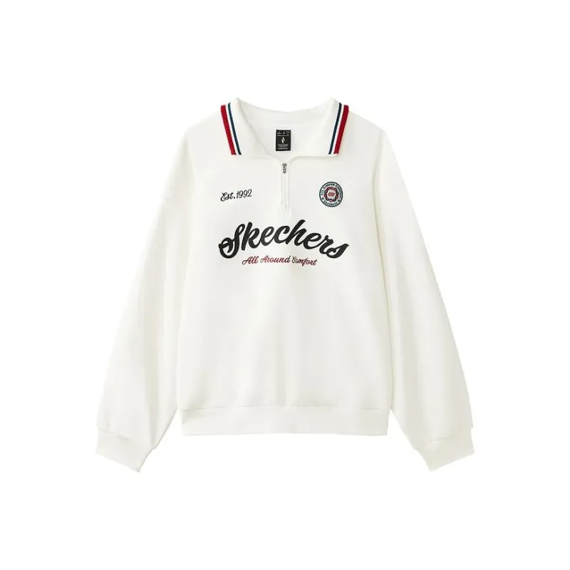 Skechers New Year Sweatshirt Men's Marshmallow White-0