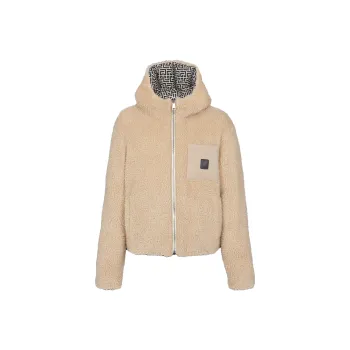 BALMAIN Monogrammed Reversible Puffer Jacket