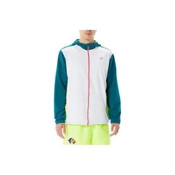 Asics Ready-Set Jacket Color Block Wch Jackets Coats Men's White
