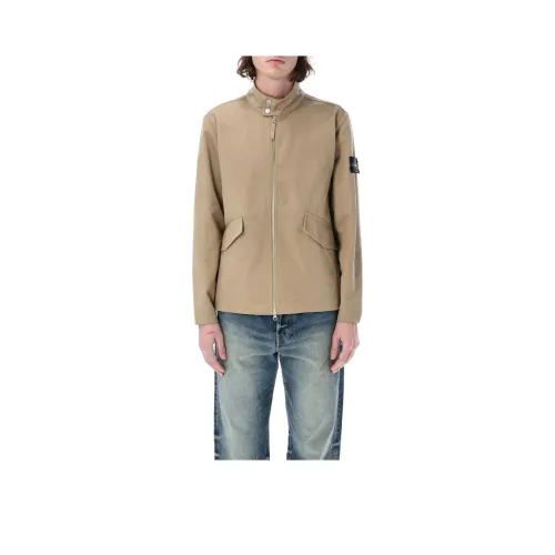 STONE ISLAND Jackets & Coats Mens Green