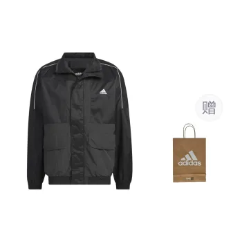 Adidas Jackets Men Black+Shopping Bag