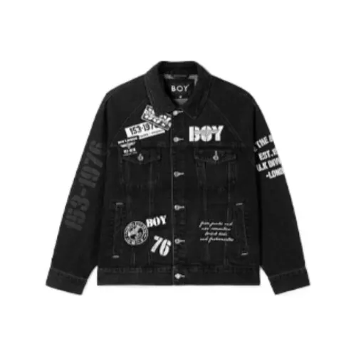 Boy London Denim Jackets Unisex Black