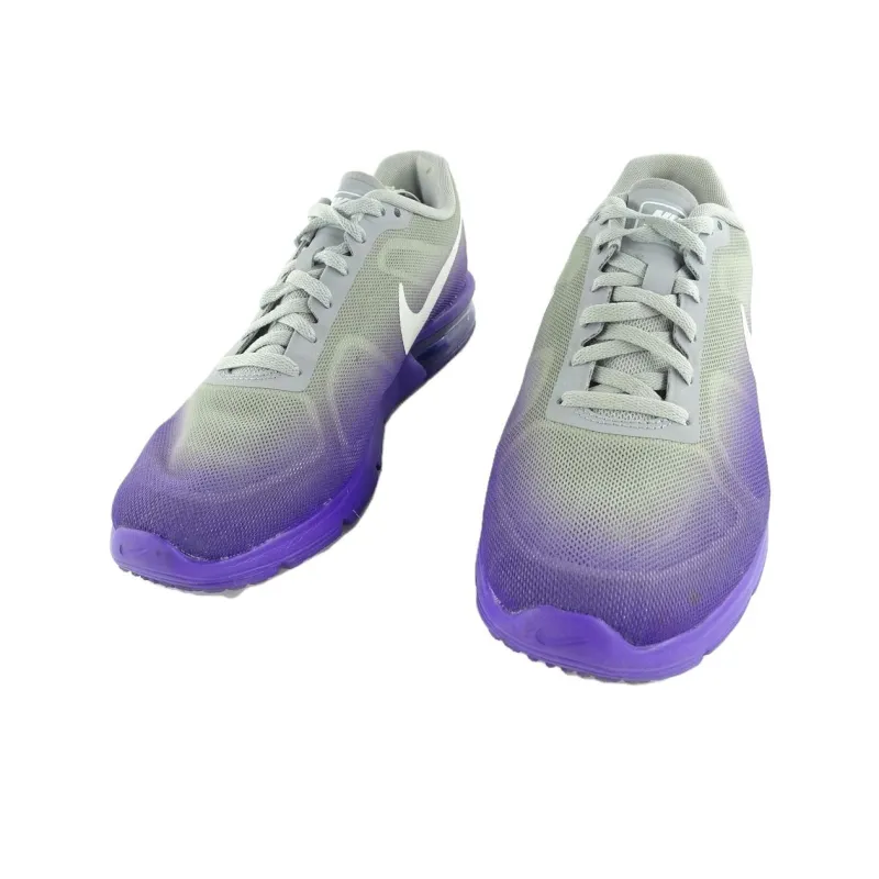 Nike Air Max Sequence Anti Slip Wear Resistant Low Top Running Shoes Unisex Purple-3
