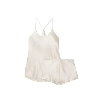 Olivia Von Halle Pajama Set Women's Ivory
