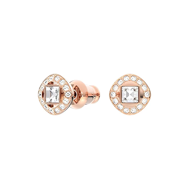 Swarovski Alloy Earrings Women's Rose Gold-1