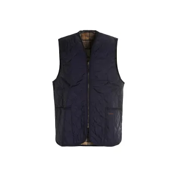 BARBOUR Quilted Zip Up Waistcoat