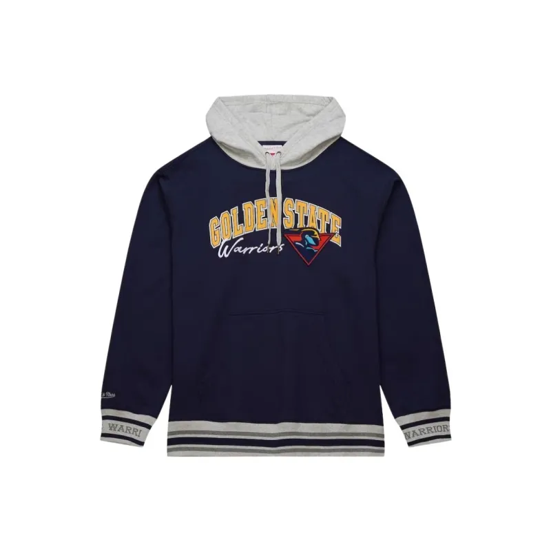 Mitchell & Ness x NBA Golden State Warriors Sweatshirt Men's Marine Blue-0