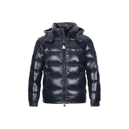 Moncler Maya Hooded Puffer Shiny Jacket