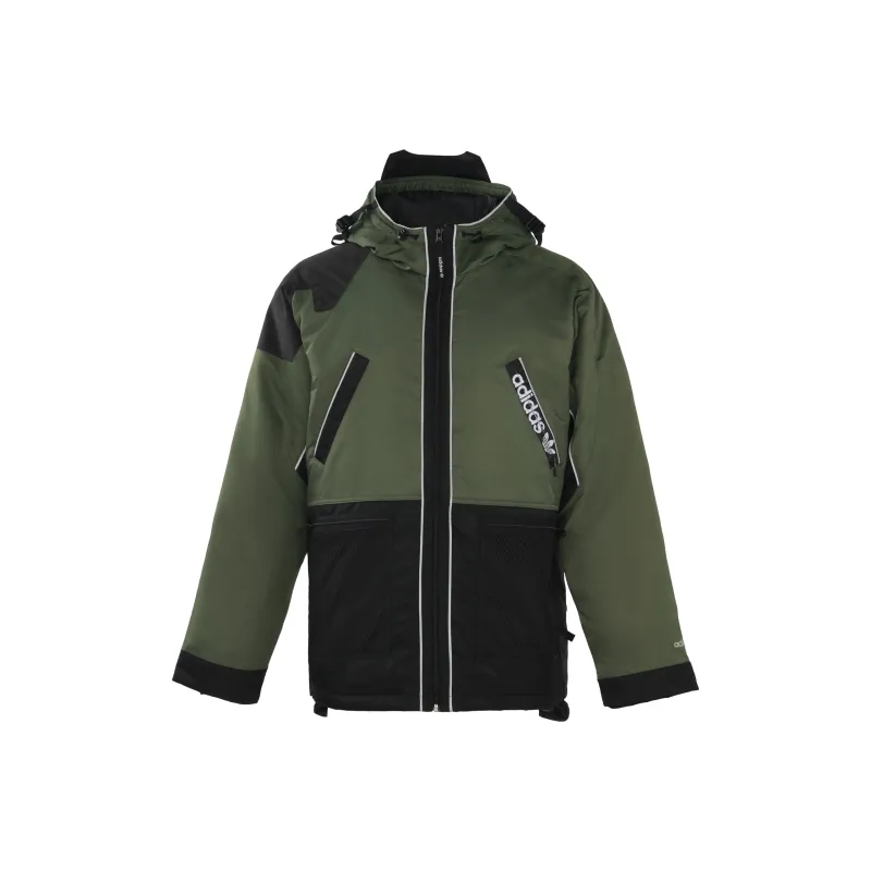 Adidas Originals Adventure Down Jacket Men's Black Green-0