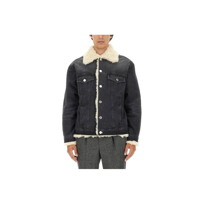 Ami Trucker Lined Jacket-0