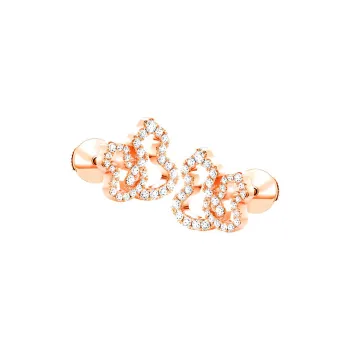 Qeelin Wulu Earrings Women's Rose Gold