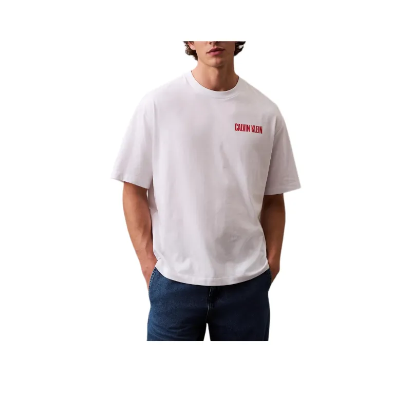 CALVIN KLEIN T Shirt Europe Version Men's Bright White-0